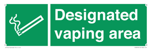 Designated vaping area